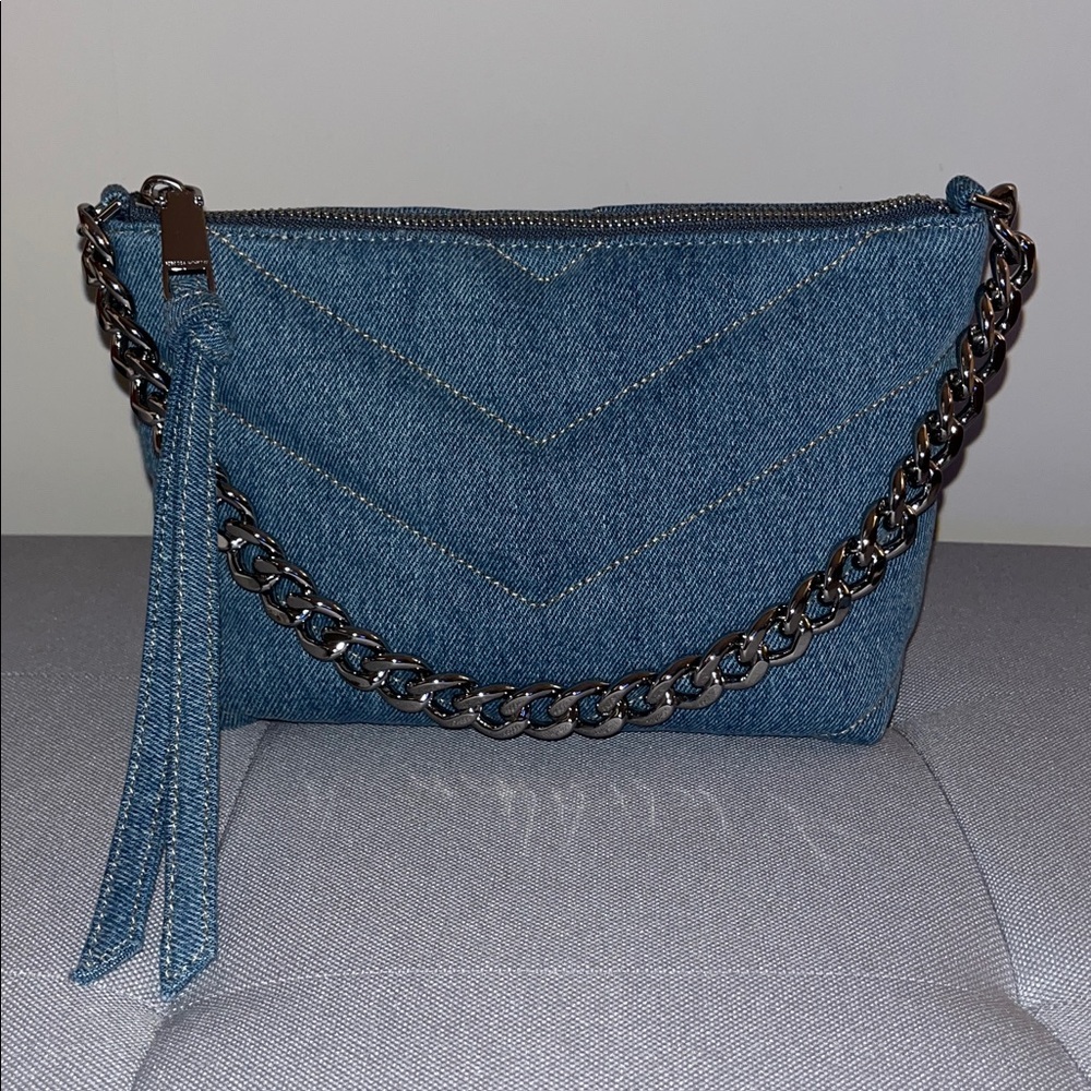 Rebecca Minkoff Edie Denim Crossbody Bag “Like New”